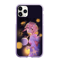 Чехол iPhone 11 Pro матовый Shuna, цвет: 3D-светло-сиреневый