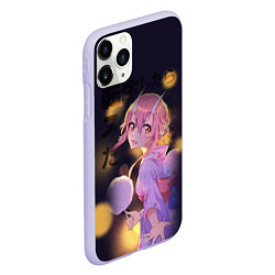 Чехол iPhone 11 Pro матовый Shuna, цвет: 3D-светло-сиреневый — фото 2