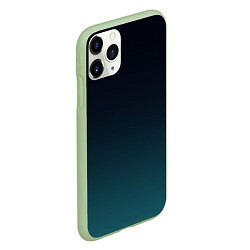 Чехол iPhone 11 Pro матовый GRADIENT, цвет: 3D-салатовый — фото 2