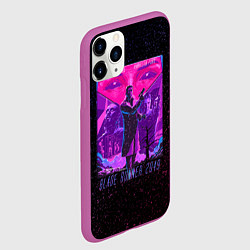 Чехол iPhone 11 Pro матовый Бегущий по лезвию, цвет: 3D-фиолетовый — фото 2