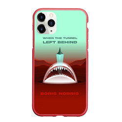 Чехол iPhone 11 Pro матовый Boris Norris - When the Tunnel, цвет: 3D-красный