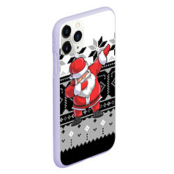 Чехол iPhone 11 Pro матовый Свитер Santa DAB, цвет: 3D-светло-сиреневый — фото 2