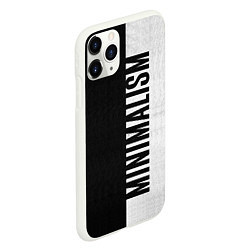 Чехол iPhone 11 Pro матовый MINIMALISM, цвет: 3D-белый — фото 2