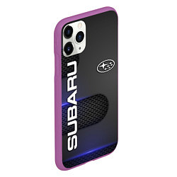 Чехол iPhone 11 Pro матовый SUBARU, цвет: 3D-фиолетовый — фото 2