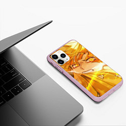 Чехол iPhone 11 Pro матовый ЗЕНИЦУ АГАЦУМА, цвет: 3D-розовый — фото 2