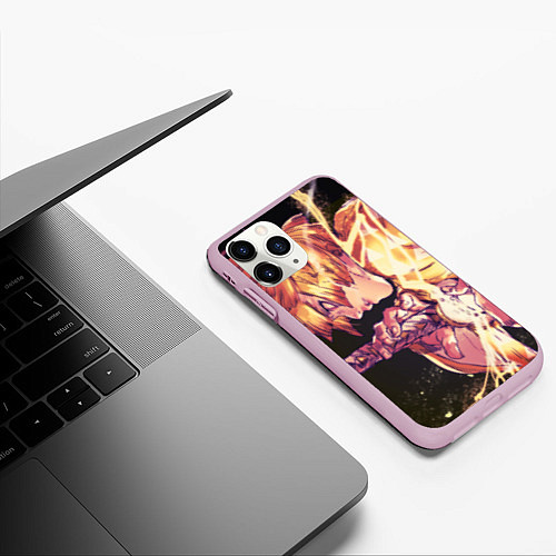 Чехол iPhone 11 Pro матовый ЗЕНИЦУ ИЗ КЛИНКА / 3D-Розовый – фото 3