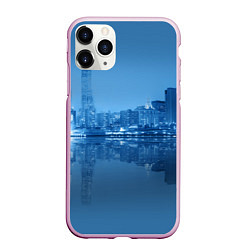 Чехол iPhone 11 Pro матовый New York, цвет: 3D-розовый