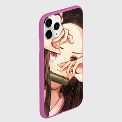 Чехол iPhone 11 Pro матовый НЕЗУКА, цвет: 3D-фиолетовый — фото 2