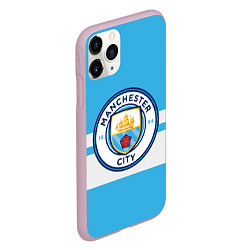 Чехол iPhone 11 Pro матовый MANCHESTER CITY, цвет: 3D-розовый — фото 2