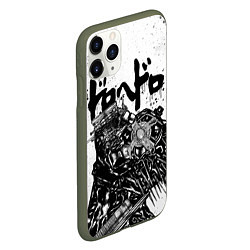 Чехол iPhone 11 Pro матовый DOROHEDORO, цвет: 3D-темно-зеленый — фото 2