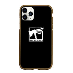 Чехол iPhone 11 Pro матовый Вархамер, цвет: 3D-коричневый