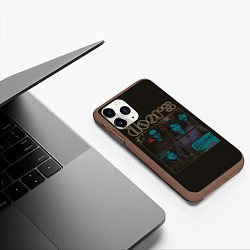 Чехол iPhone 11 Pro матовый The Doors, цвет: 3D-коричневый — фото 2