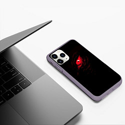 Чехол iPhone 11 Pro матовый Годзилла, цвет: 3D-серый — фото 2