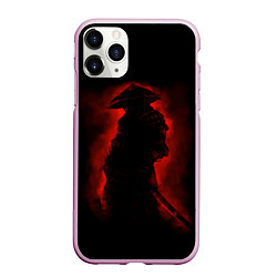 Чехол iPhone 11 Pro матовый Samurai, цвет: 3D-розовый