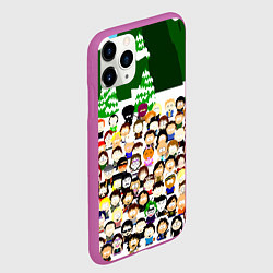 Чехол iPhone 11 Pro матовый Южный Парк South Park, цвет: 3D-фиолетовый — фото 2