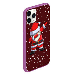 Чехол iPhone 11 Pro матовый Dab-Santa, цвет: 3D-фиолетовый — фото 2