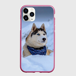Чехол iPhone 11 Pro матовый Хаски