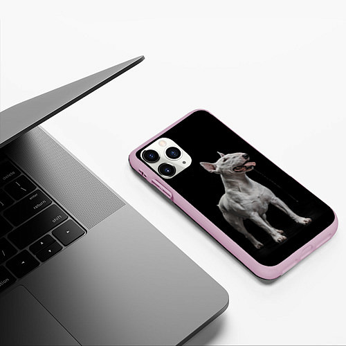 Чехол iPhone 11 Pro матовый Bully / 3D-Розовый – фото 3