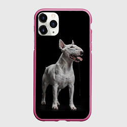 Чехол iPhone 11 Pro матовый Bully, цвет: 3D-малиновый