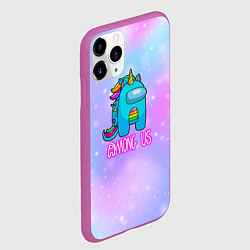 Чехол iPhone 11 Pro матовый Among Us, цвет: 3D-фиолетовый — фото 2