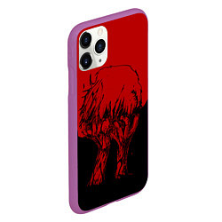 Чехол iPhone 11 Pro матовый I am a Ghoul, цвет: 3D-фиолетовый — фото 2