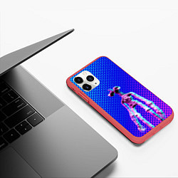Чехол iPhone 11 Pro матовый Siren Head - Helloween, цвет: 3D-красный — фото 2