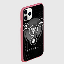 Чехол iPhone 11 Pro матовый DESTINY, цвет: 3D-малиновый — фото 2