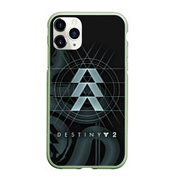 Чехол iPhone 11 Pro матовый DESTINY, HUNTER, цвет: 3D-салатовый