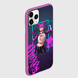 Чехол iPhone 11 Pro матовый Moxes, цвет: 3D-фиолетовый — фото 2