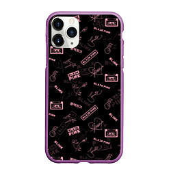 Чехол iPhone 11 Pro матовый BLACKPINK, цвет: 3D-фиолетовый