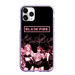 Чехол iPhone 11 Pro матовый BLACKPINK, цвет: 3D-светло-сиреневый