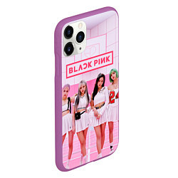 Чехол iPhone 11 Pro матовый BLACKPINK, цвет: 3D-фиолетовый — фото 2