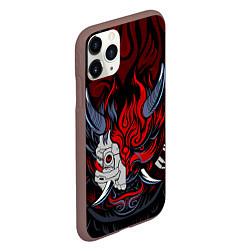 Чехол iPhone 11 Pro матовый SAMURAI LVL UP, цвет: 3D-коричневый — фото 2