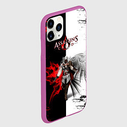 Чехол iPhone 11 Pro матовый ASSASSINS CREED, цвет: 3D-фиолетовый — фото 2
