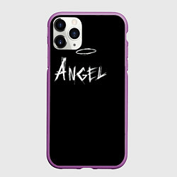 Чехол iPhone 11 Pro матовый ANGEL, цвет: 3D-фиолетовый