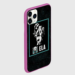 Чехол iPhone 11 Pro матовый Ela, цвет: 3D-фиолетовый — фото 2