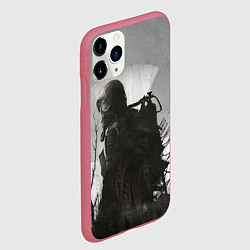 Чехол iPhone 11 Pro матовый Stalker, цвет: 3D-малиновый — фото 2