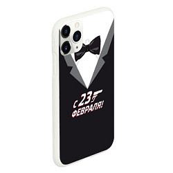 Чехол iPhone 11 Pro матовый Агент 007, цвет: 3D-белый — фото 2