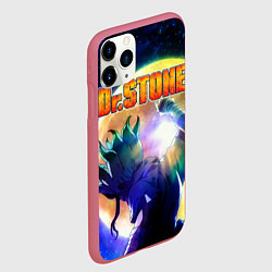Чехол iPhone 11 Pro матовый Доктор Стоун, цвет: 3D-малиновый — фото 2
