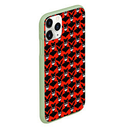 Чехол iPhone 11 Pro матовый Латекс, цвет: 3D-салатовый — фото 2