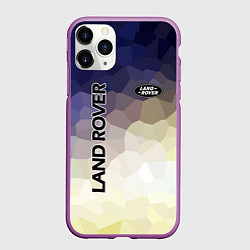 Чехол iPhone 11 Pro матовый LAND ROVER, цвет: 3D-фиолетовый