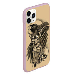 Чехол iPhone 11 Pro матовый Русь, цвет: 3D-розовый — фото 2