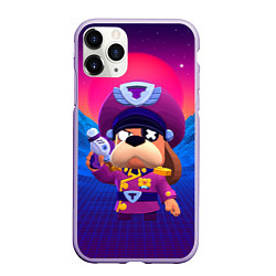 Чехол iPhone 11 Pro матовый Генерал Гавс brawl stars, цвет: 3D-светло-сиреневый