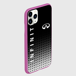 Чехол iPhone 11 Pro матовый Infiniti, цвет: 3D-фиолетовый — фото 2