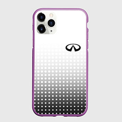 Чехол iPhone 11 Pro матовый Infiniti, цвет: 3D-фиолетовый