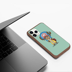 Чехол iPhone 11 Pro матовый One piece, цвет: 3D-коричневый — фото 2