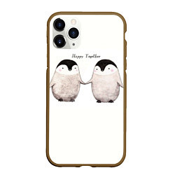 Чехол iPhone 11 Pro матовый Любовь, цвет: 3D-коричневый