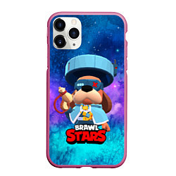 Чехол iPhone 11 Pro матовый Генерал Гавс brawl stars, цвет: 3D-малиновый