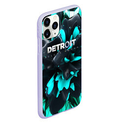 Чехол iPhone 11 Pro матовый Detroit Become Human S, цвет: 3D-светло-сиреневый — фото 2