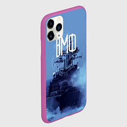 Чехол iPhone 11 Pro матовый ВМФ, цвет: 3D-фиолетовый — фото 2
